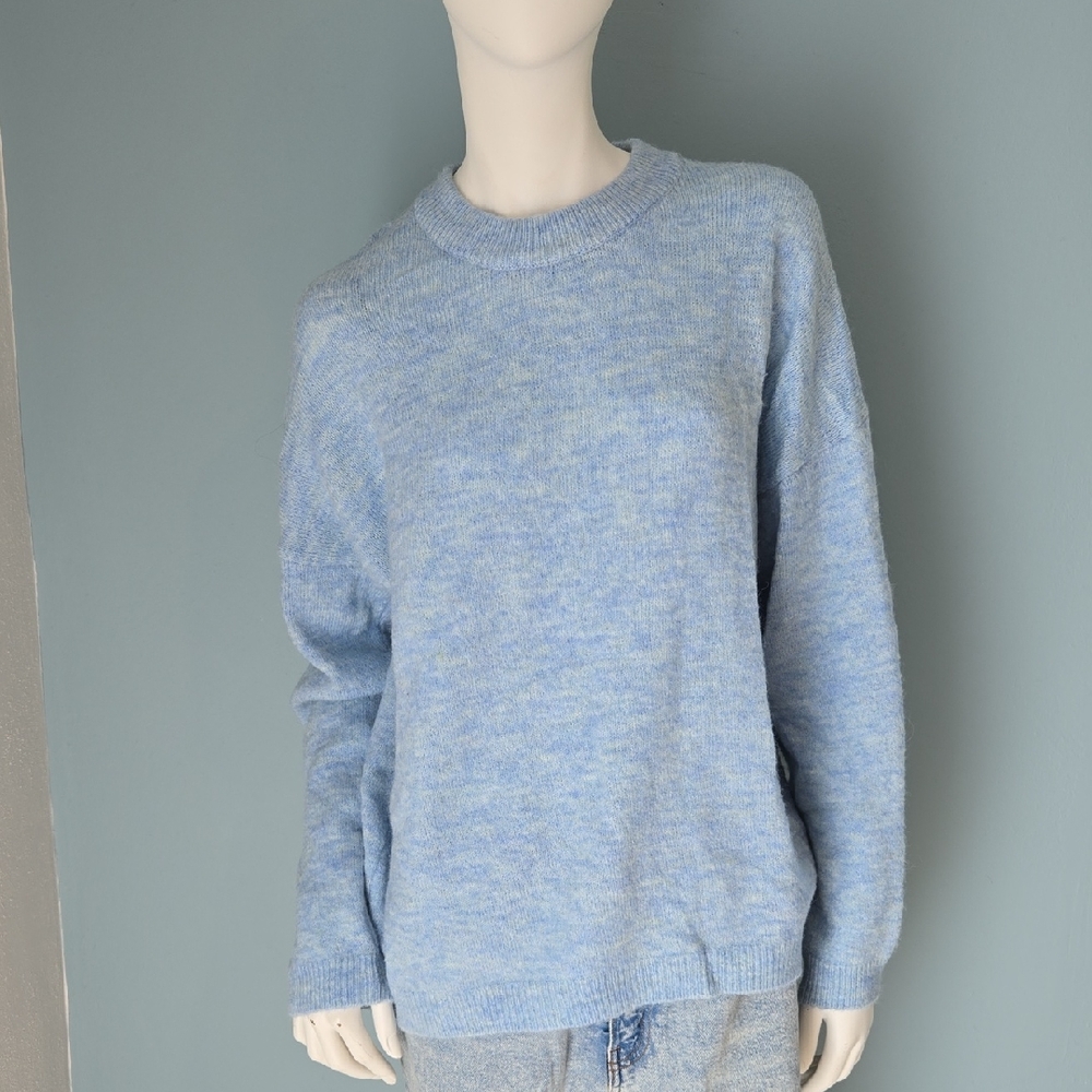 Urban Outfitters Light Blue Crew Neck Sweater